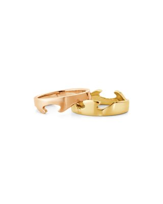 18K Yellow Gold Fusion End Ring