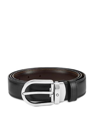 Men's Reversible Horseshoe Buckle Belt