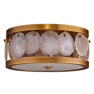 Small Upsala Agate Flush Mount Ceiling Light