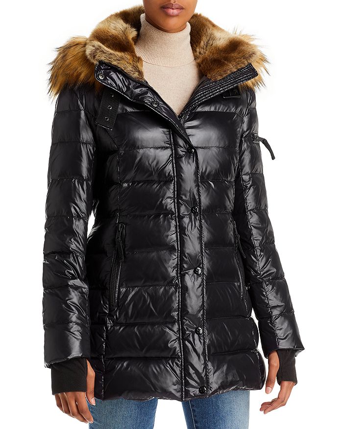 tand opstelling Mededogen AQUA Chelsea Faux Fur Trim Down Puffer Jacket - 100% Exclusive |  Bloomingdale's