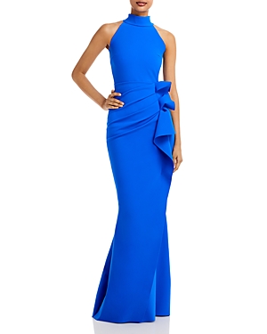 Chiara Boni La Petite Robe Gudrum Sleeveless Mermaid Gown -100% Exclusive In Blue Klein