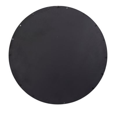Refined Iron Round Wall Mirror