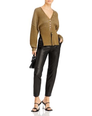 3.1 Phillip Lim 3.1 Philip Lim Two Tone Merino Wool Puff Sleeve