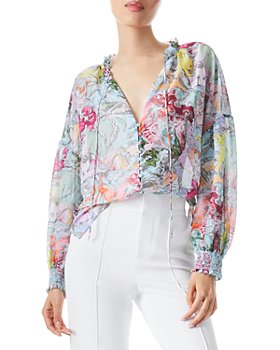 Alice and Olivia - Julius Button Front Blouse