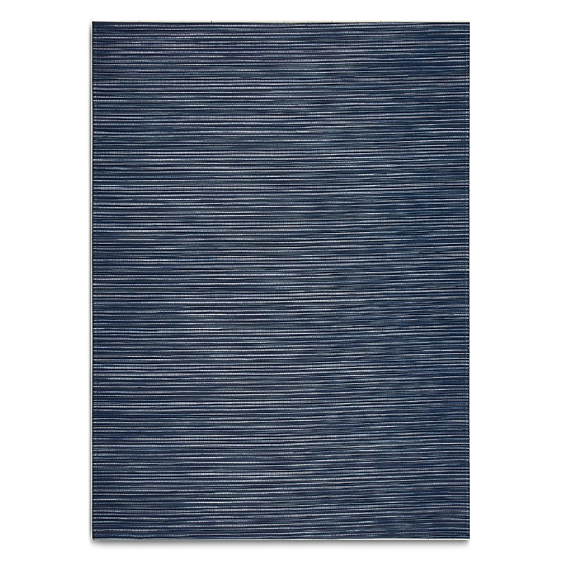 Chilewich Rib Weave Floormat, 30 X 106 In Indigo
