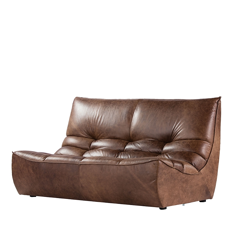Giuseppe Nicoletti Volpe Loveseat In Las Vegas Chocolate