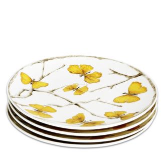 Michael Aram Butterfly Ginkgo Gold Tidbit Plates, needs 8