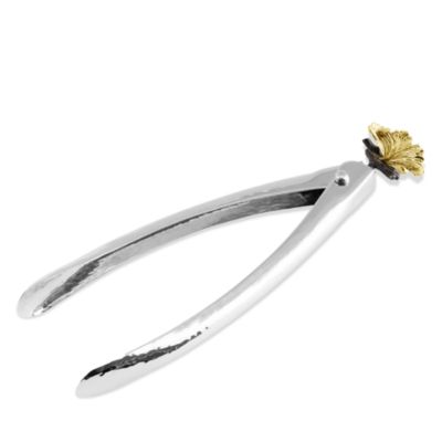 Butterfly Ginkgo Spring Lock Tongs, Small