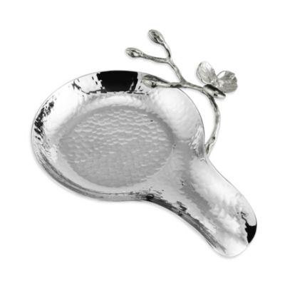 White Orchid Spoon Rest