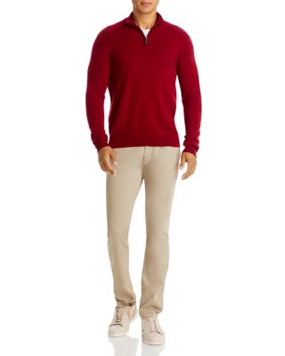 Berry Cashmere Quarter-Zip Sweater - Exclusive