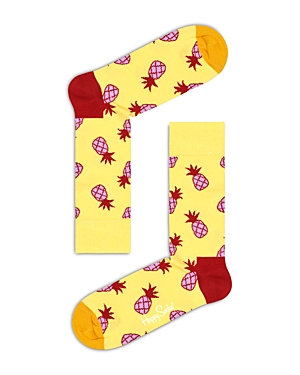 Happy Socks Pineapple Crew Socks