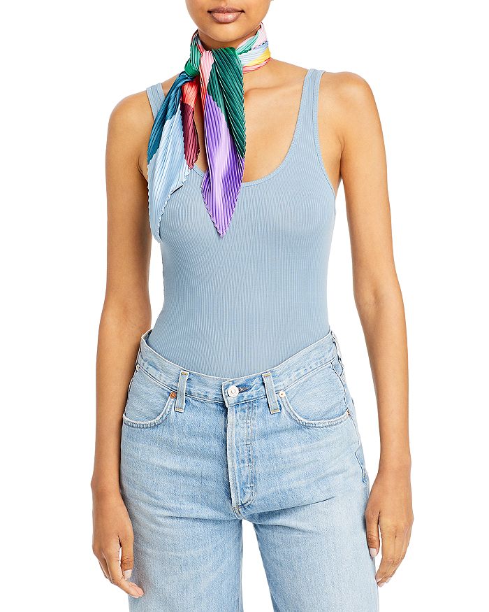 Echo Puzzle Pleated Diamond Scarf Bloomingdale's