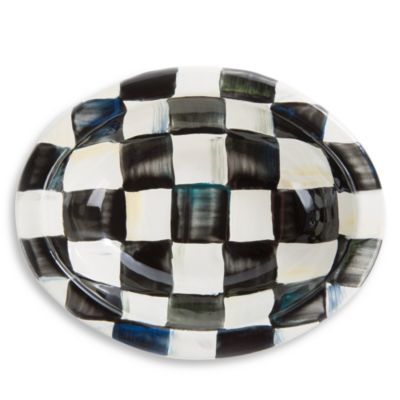 Courtly Check Enamel Soap Dish