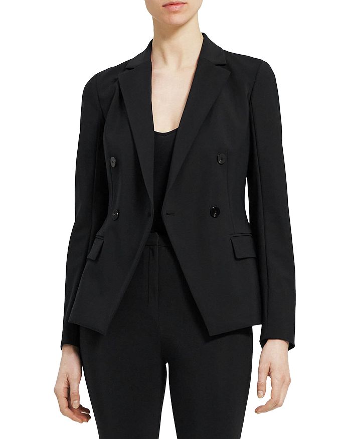 Theory - Angled Double Breasted Blazer