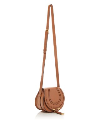 Marcie Small Leather Saddle Bag