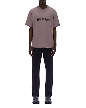 HELMUT LANG COTTON LOGO GRAPHIC TEE