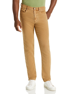 Shop Faherty Stretch Terry Slim Fit Pants In Desert Khaki