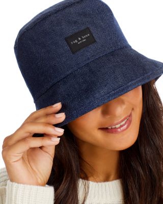 rag & bone Addison Denim Bucket Hat | Bloomingdale display picture 2