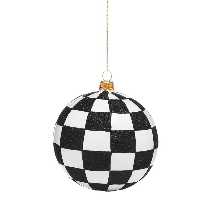 Bloomingdale's Checkered Ball Ornament - 100% Exclusive | Bloomingdale's