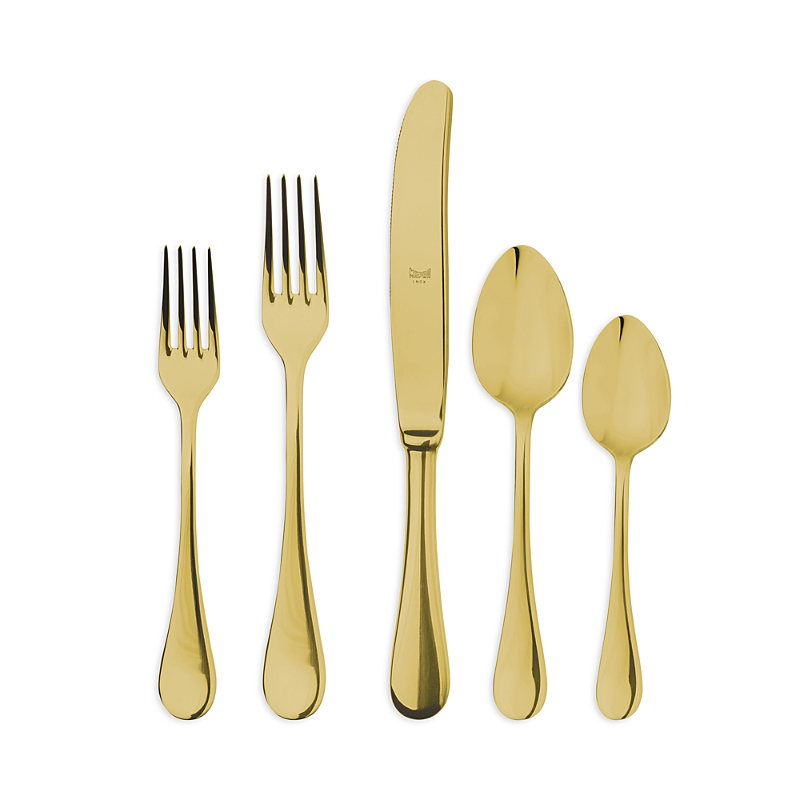 Mepra Brescia Oro 5 Piece Place Setting In Brescia Oro