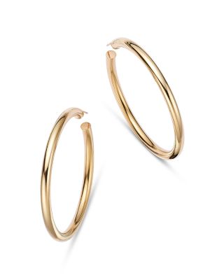 Moon & Meadow - 14K Yellow Gold Michelle Hoop Earrings