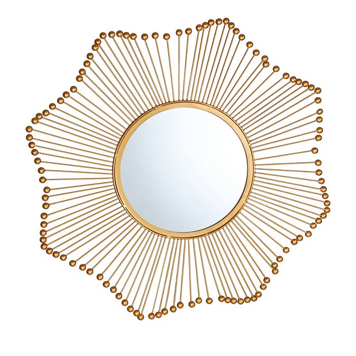 TOV Furniture Ray Gold Tone Mirror Bloomingdale s
