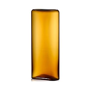 Nude Glass Layers Vase, Tall In Amber