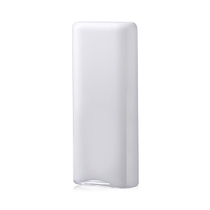 Nude Glass Layers Vase, Tall In White