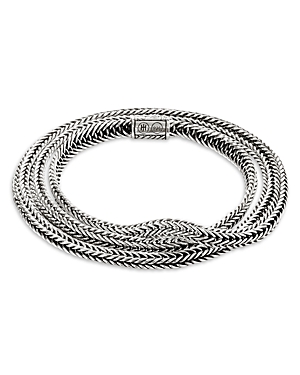 John Hardy Women's Sterling Silver Classic Kami Chain Triple Wrap Bracelet In Silver