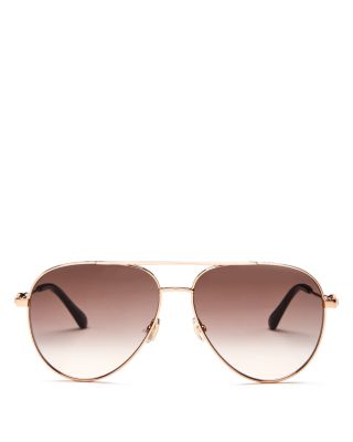 jimmy choo women's aviator sunglasses