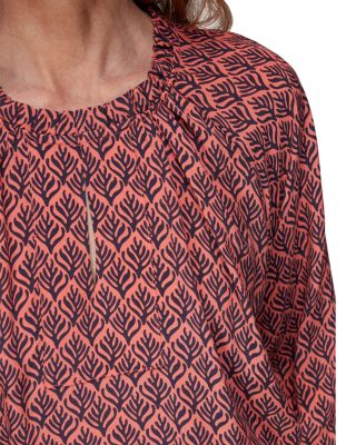 Sea Tree Print Blouse