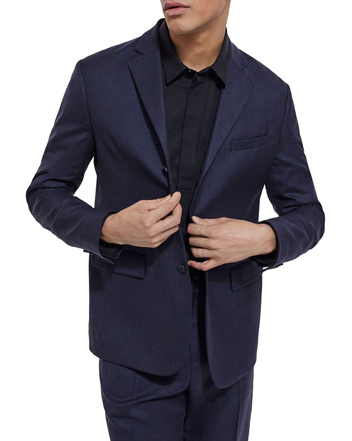 The Kooples - Slim Fit Wooly Fil A Fil Suit Jacket