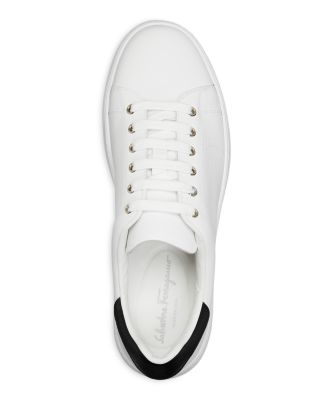 White Salvatore Ferragamo Men's Shoes 