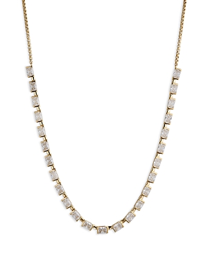 NADRI CHATEAU CRYSTAL FRONTAL NECKLACE, 18