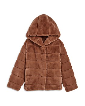 Apparis - Unisex Faux Fur Hooded Jacket - Little Kid, Big Kid