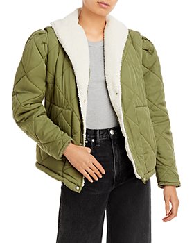 BLANKNYC - Sherpa Puff Sleeve Jacket