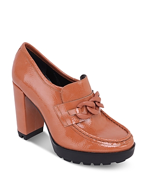 Kenneth Cole Women's Justin Lug Loafer Pumps In Clay