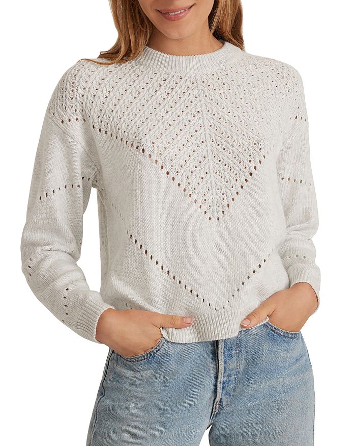 Layered Crewneck Sweater
