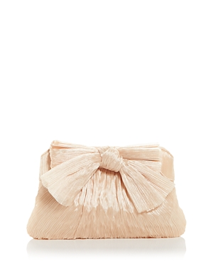 LOEFFLER RANDALL RAYNE SMALL PLEATED BOW FRAME CLUTCH