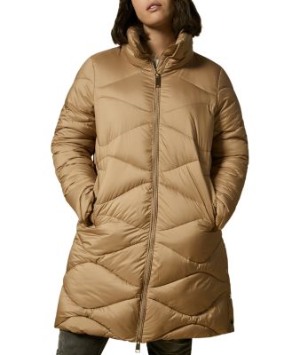 Marina Rinaldi Panfilo Puffer Coat In Brown