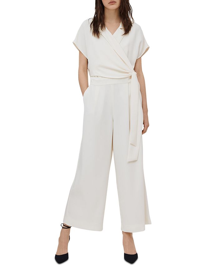 Side best sale tie jumpsuit