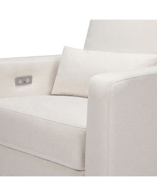 Sigi Electronic Recliner and Glider in Eco Performance Fabric with USB Port