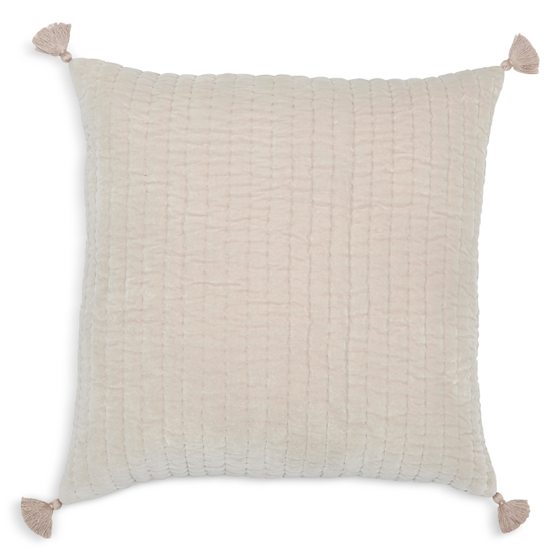 John Robshaw Velvet Sand Decorative Pillow In Tan