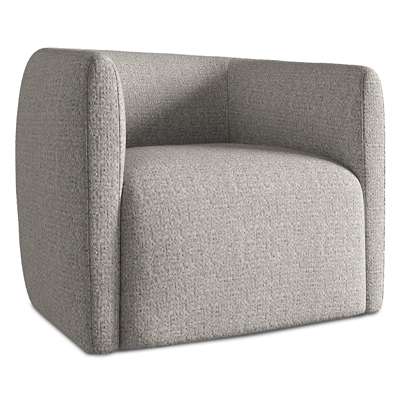 Bloomingdale's Connell Swivel Chair In Gray Mix- -