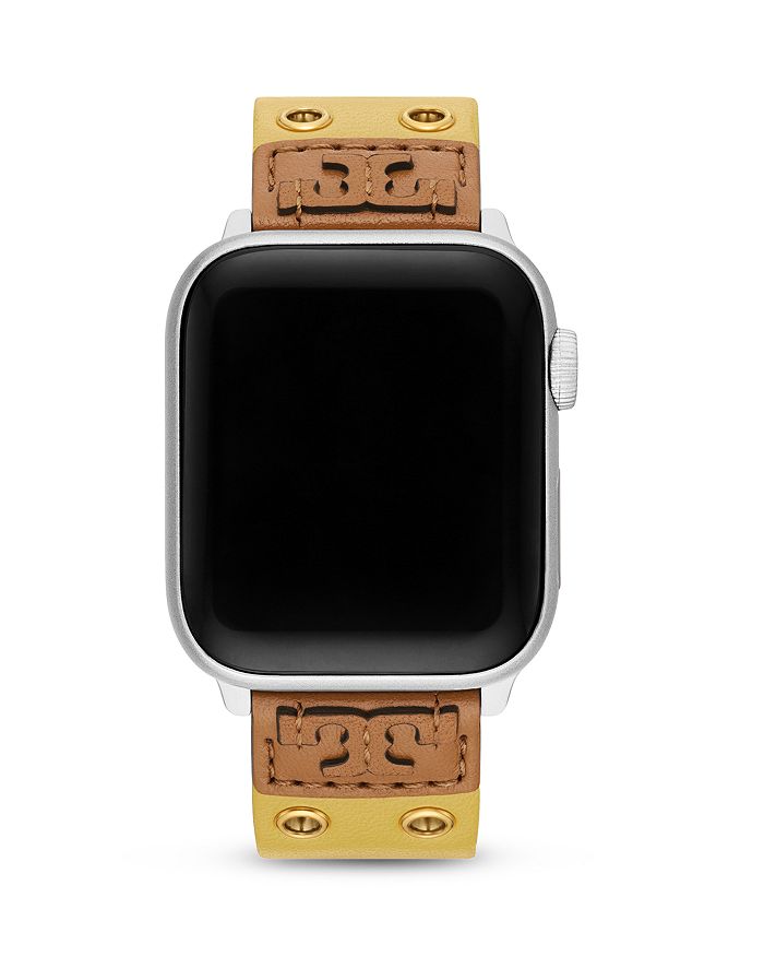 Tory Burch Double Rivets Apple Watch® Strap Bloomingdale's