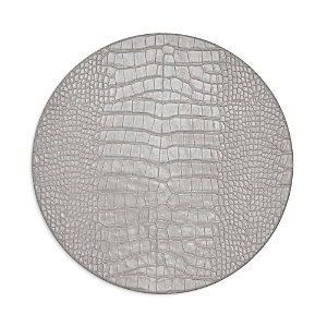 Kim Seybert Croco Placemat In Gray