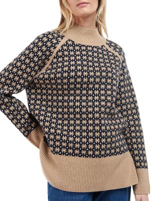 Barbour Mara Geometric Pattern Sweater 