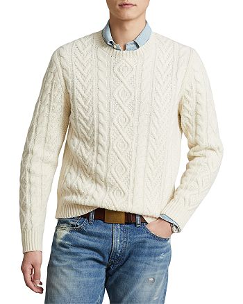 Polo Ralph Lauren The Iconic Fisherman's Sweater | Bloomingdale's