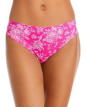 Aqua Printed Thong - 100% Exclusive In Fuschia Rose Toile