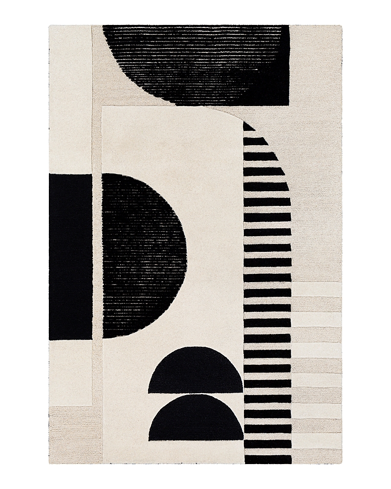 Surya Brooklyn Bro-2304 Area Rug, 5' X 7'6 In Black
